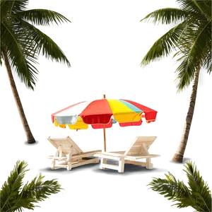 Summer Vibes Beach Umbrella Png Kyy9 PNG image