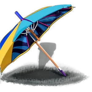 Summer Vibes Beach Umbrella Png Oky PNG image