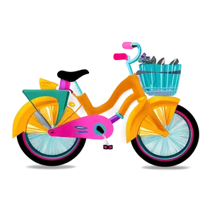 Summer Vibes Bicycle Png 06252024 PNG image