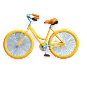 Summer Vibes Bicycle Png 06252024 PNG image