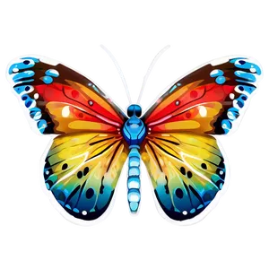 Summer Vibes Butterfly Png Dii51 PNG image