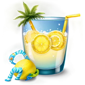 Summer Vibes Lemonade PNG 06252024