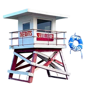 Summer Vibes Lifeguard Tower PNG Lid53 PNG