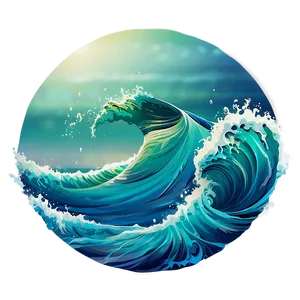 Summer Vibes Ocean Wave Png Vui85 PNG image