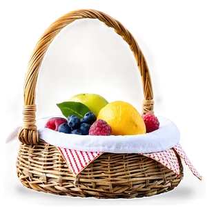 Summer Vibes Picnic Basket PNG 06252024 PNG