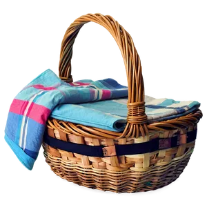 Summer Vibes Picnic Basket Png Nii32 PNG image