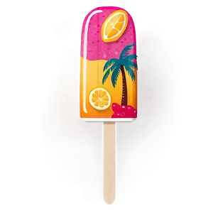 Summer Vibes Popsicle PNG Diy
