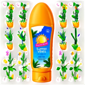 Summer Vibes Sunscreen PNG 33