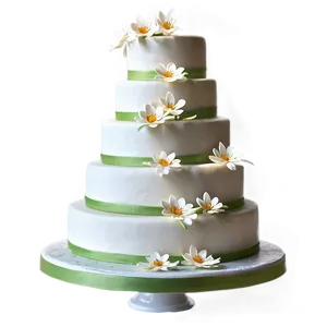 Summer Wedding Cake PNG 80