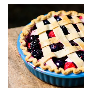 Summery Mixed Berry Pie PNG 05232024