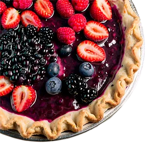 Summery Mixed Berry Pie PNG 55