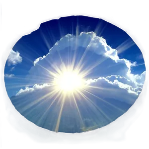 Sun Flare Cloudy Sky PNG 06122024 PNG
