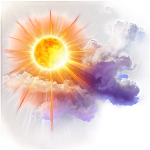 Sun Flare Cloudy Sky PNG 94 PNG