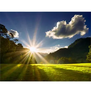 Sun Flare Scenic View PNG 25 PNG