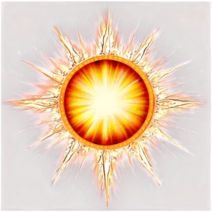 Sun Flare Vintage PNG 06122024