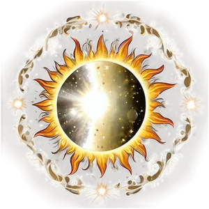 "sun Halo: Mystical PNG Design" Dot93
