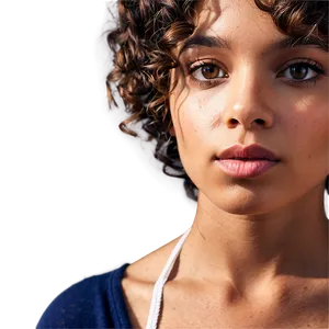 Sun-kissed Curly Hair PNG 69 PNG