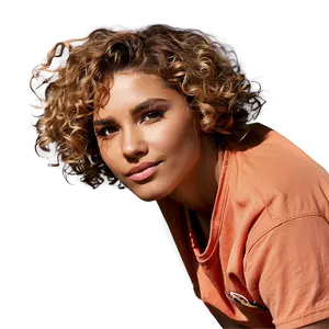 Sun-kissed Curly Hair PNG Hxk20 PNG