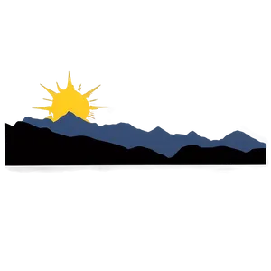 "sun Over Mountains: Scenic PNG" Hvk