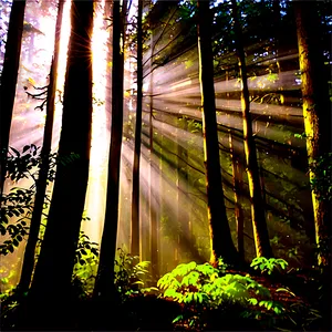 Sun Rays In Forest PNG 51 PNG