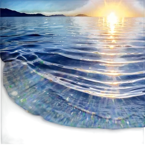 Sun Rays On Water PNG Lhq3 PNG