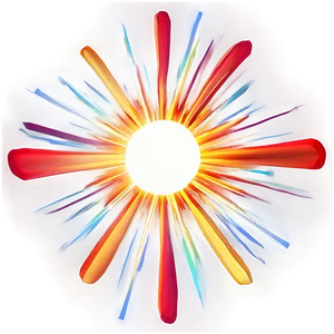 Sun Rays Pattern PNG Xuj