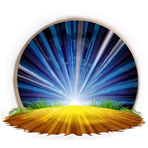 Sun Rays Scene Png Jhr PNG image