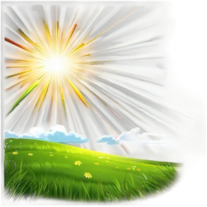 Sun Rays Scene Png Lyb89 PNG image