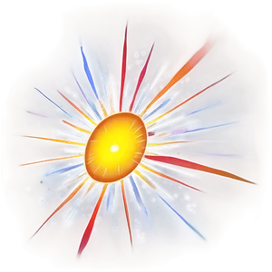 Sun Reflection Illustration Png 06262024 PNG image