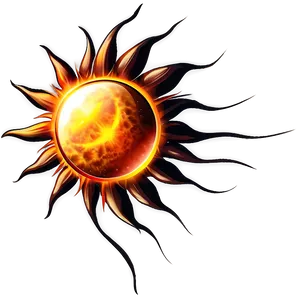 Sun Tattoo Png 91 PNG image