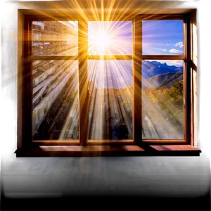 Sunburst Through Window PNG Lkf19 PNG