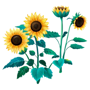Sunflower Clipart Collection PNG 32 PNG