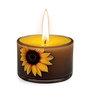 Sunflower Delight Candle PNG 05242024 PNG