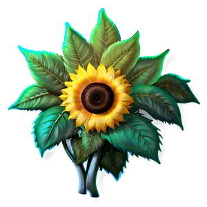 Sunflower Emoji Expression PNG 44 PNG