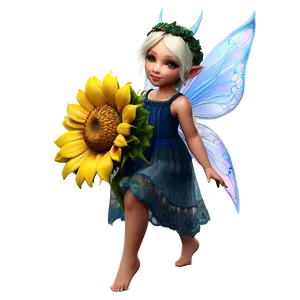 Sunflower Fairy Png 05062024 PNG image