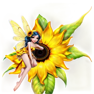 Sunflower Fairy PNG Ylp46
