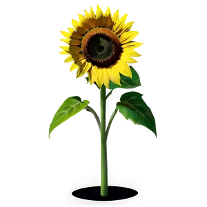 Sunflower Pattern PNG Dhw