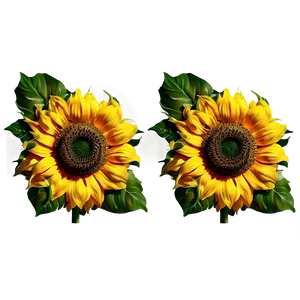 Sunflower Pattern Seamless PNG Igj