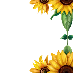 Sunflower Transparent Background Design PNG 05262024 PNG