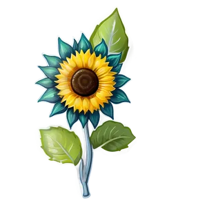 Sunflower Transparent Badge PNG Nlf84 PNG