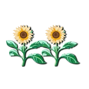 Sunflower Transparent Badge PNG Utm PNG