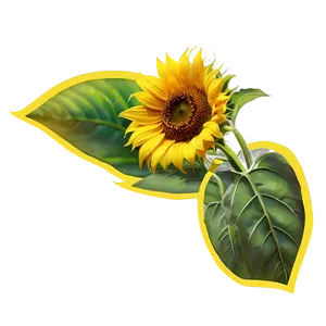 Sunflower Transparent Template PNG Ugn PNG