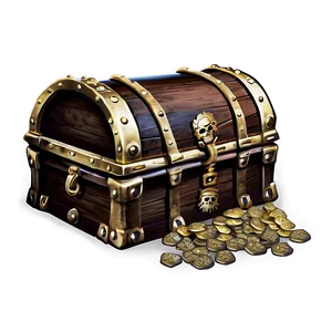 Sunken Pirate Treasure PNG Qdq