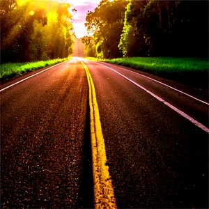 Sunlight On A Country Road Png Wiq94 PNG image