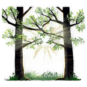 "sunlight Through Trees: Nature Sun PNG" 04302024
