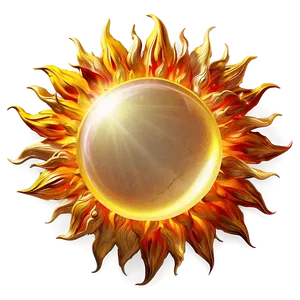 "sunlit Beauty: Premium Sun PNG" Yaa45