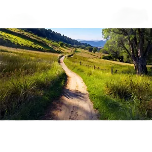 Sunlit Countryside Path PNG Mwl11 PNG