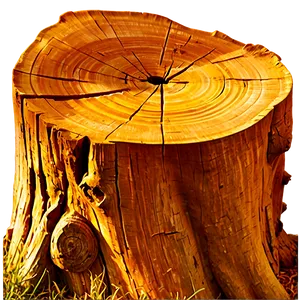 Sunlit Tree Stump PNG Eor21 PNG