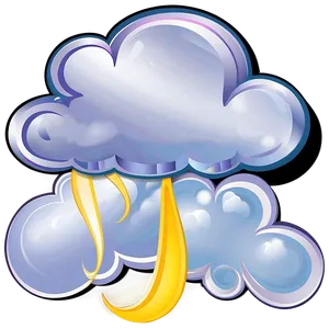 Sunny Cloud Clipart PNG Qtw