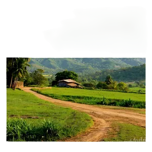 Sunny Countryside View Png Auw89 PNG image